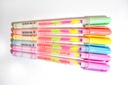 Boligrafo arco iris fashion smooth writing gel pens Zuixua 6 colores