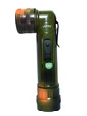 Linterna en forma de L grande, CN-L371B para 2 pilas grande con luz Led + 4 lentes de colores