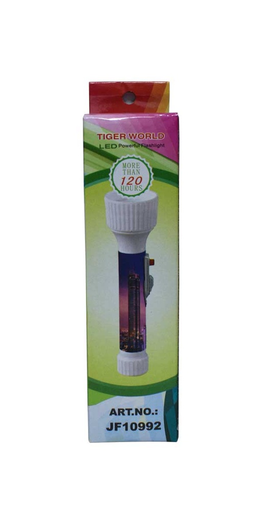 Linterna pequeña JF10992 para 2 pilas AA luz Led + 2 pilas AA