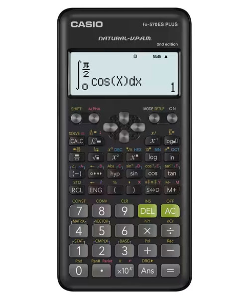 Calculadora Cientifica CASIO FX-570ESPLUS 417 funciones + pila AAA