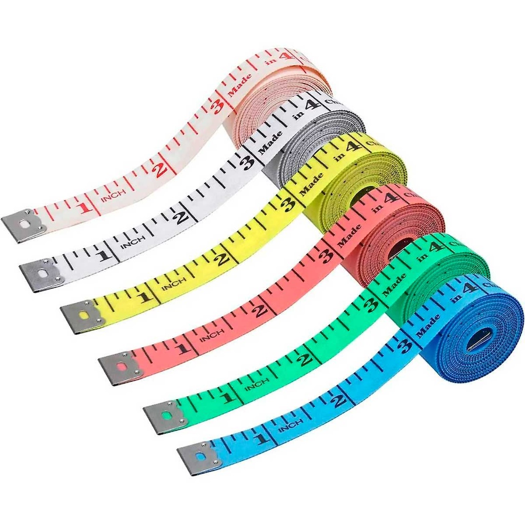 Cinta metrica pequeña 1.3x150cm cajita de 12PCS