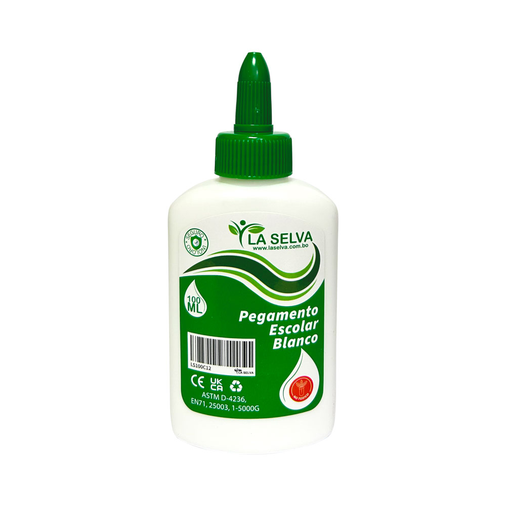 [LS100C12] Cola pegamento blanco 100ml La Selva
