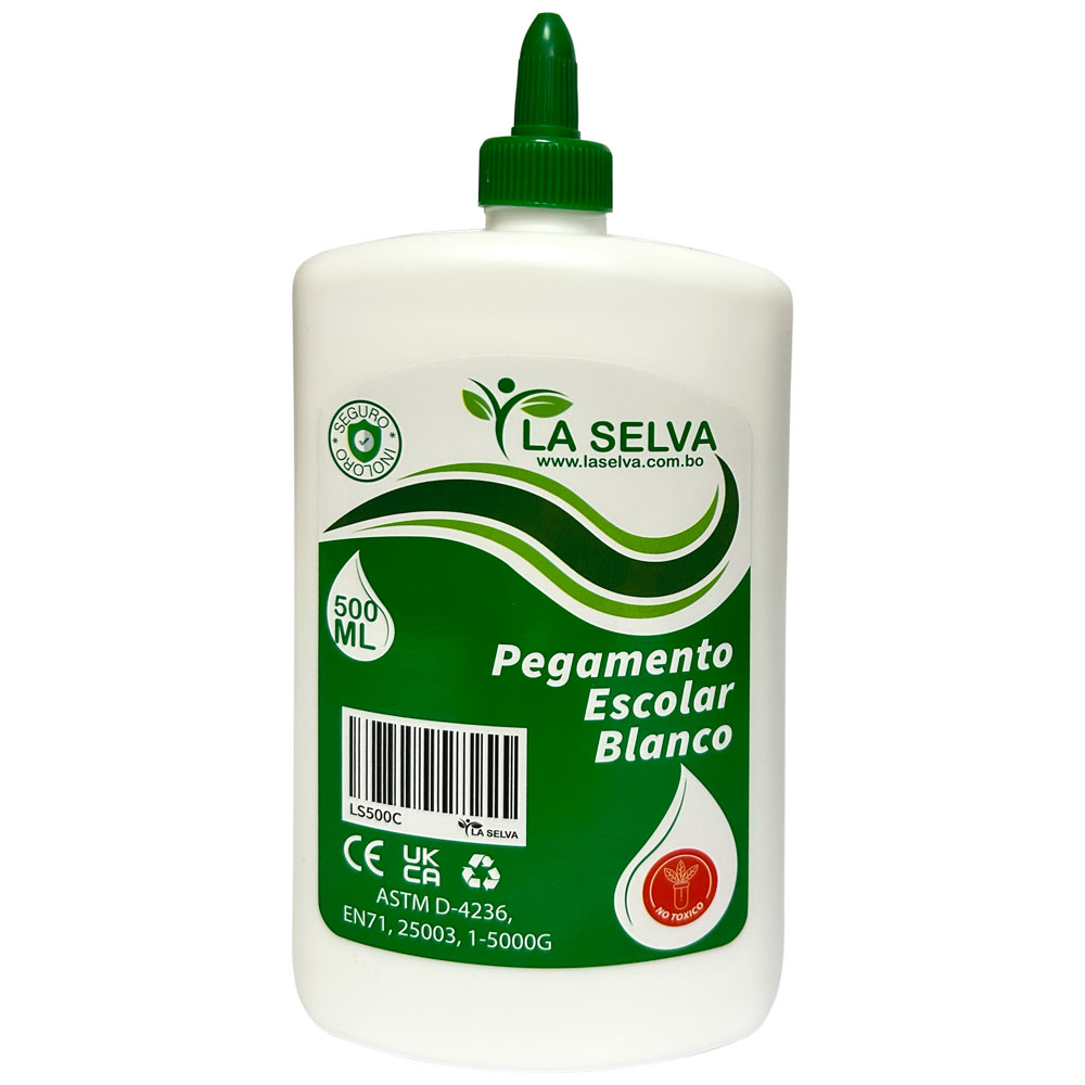 [LS500C] Cola pegamento blanco 500ml La Selva