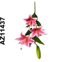 Flor - ramo de lirios AZ11437, alto 100 cm, 3 corolas de 12cm