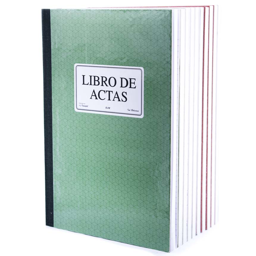 Libro de Acta Inmapel 200 hojas