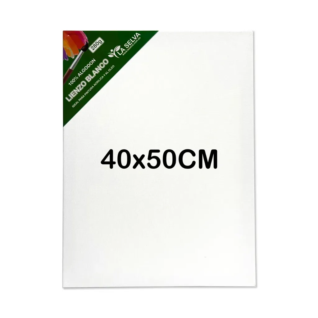 [LS4050C] Lienzo 40x50cm BLANCO La Selva