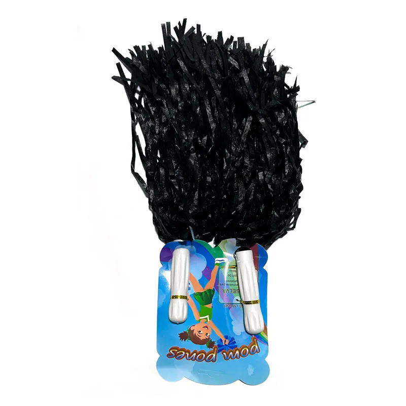 Par de pompones La Selva, 50g, largo de 40cm
