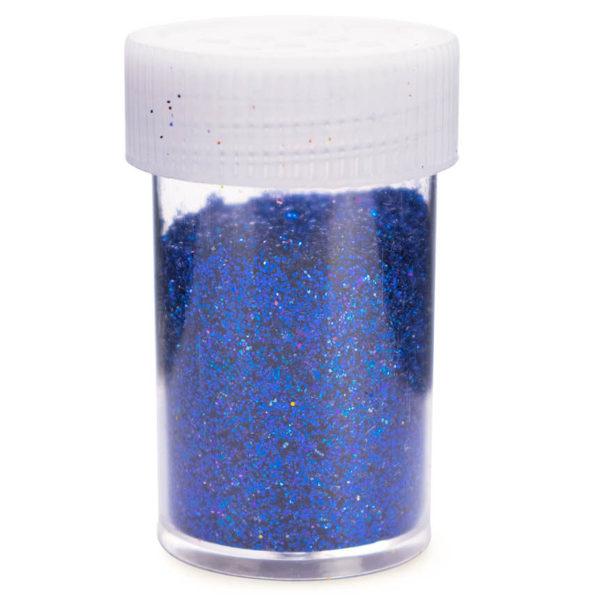 [21371-AZ] Purpurina brillo frasco Aplicador (Azul)