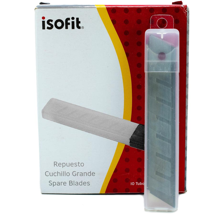 Repuesto para estilete 18mm 10 hojas