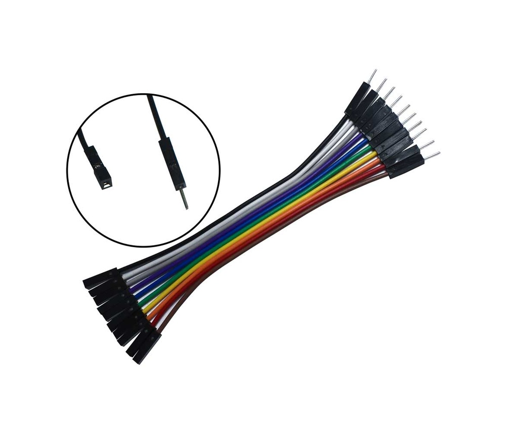 Robotica - cable jumper hembra-macho de 20cm, juego de 40pcs