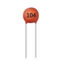 Robotica - condensador ceramico 104  en disco 0.1uf=100nf