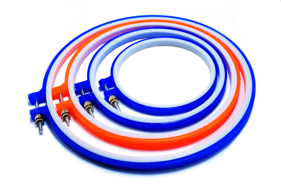 Bastidor Plastico para bordar Juego de 5PCS