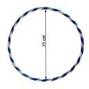 Hula hula o aro de ejercicios tornasolado GRANDE D. 75cm