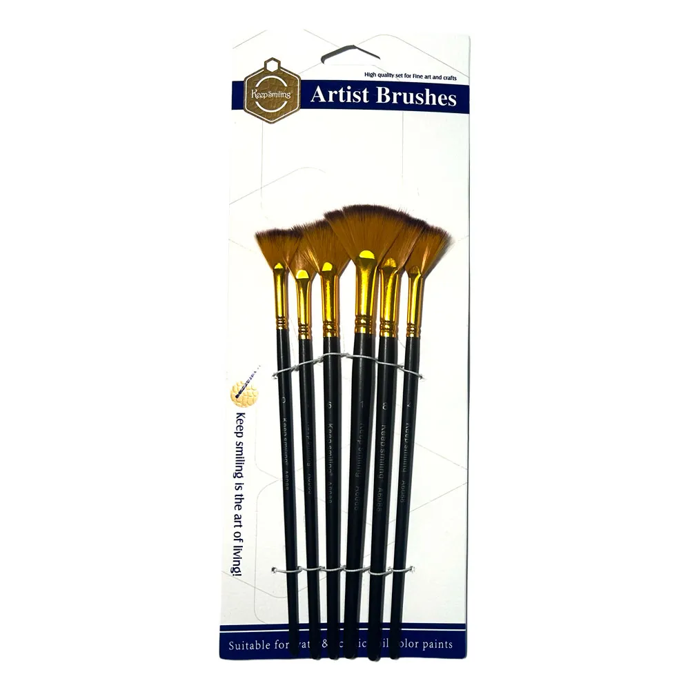 [46088] Pincel ABANICO Keep Smiling 6pcs