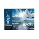 Cuaderno de dibujo o acuarela Watercolor Pad A4 de 300g, block de 12 hojas